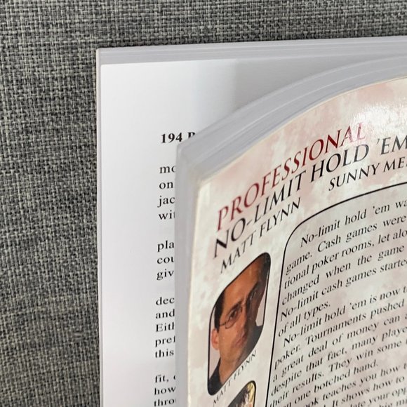 Professional No-Limit Hold 'em Book Volume 1 Pokers Cards By Matt Flynn Sunny - Picture 9 of 10